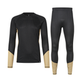 Asivik Baselayer undertøjssæt, herre (Black / Sand)
