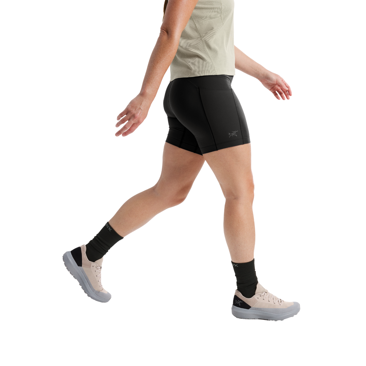 Arc'teryx Essent HighRise Utility Short 6", dame (Black)