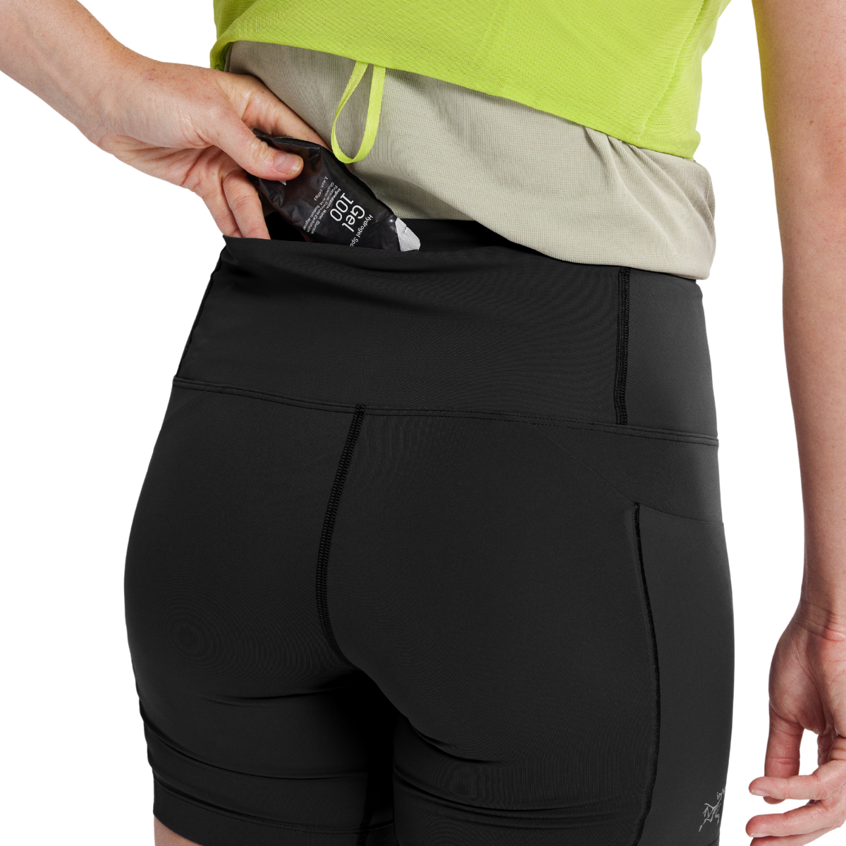Arc'teryx Essent HighRise Utility Short 6", dame (Black)