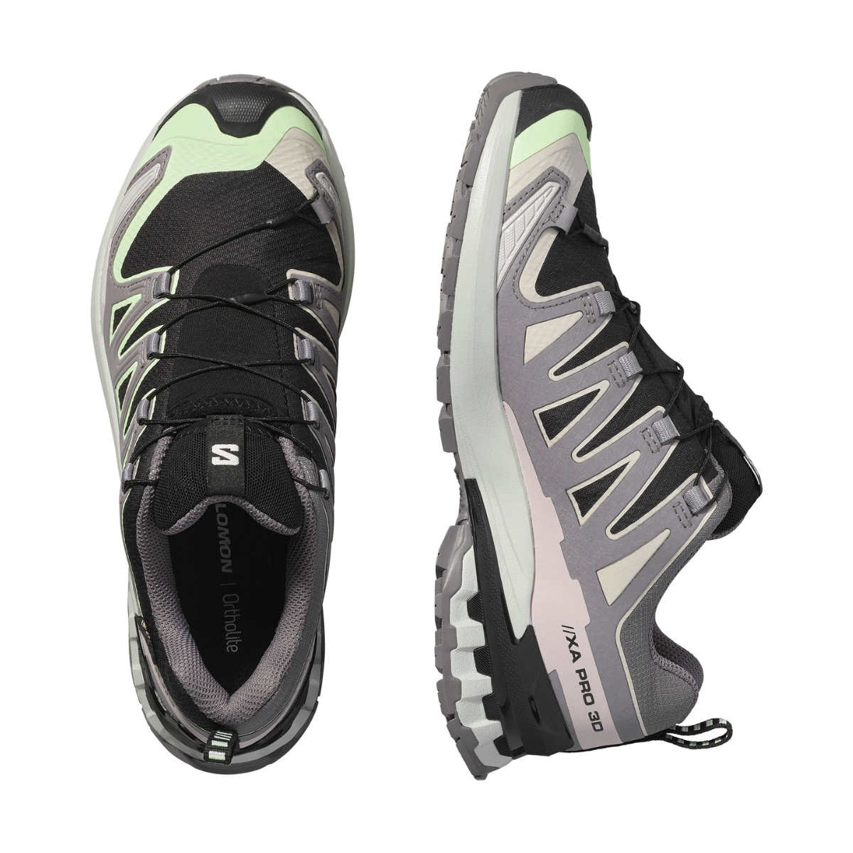 Salomon XA Pro 3D V9 GORE-TEX vandresko, dame (Black/Patina Green)