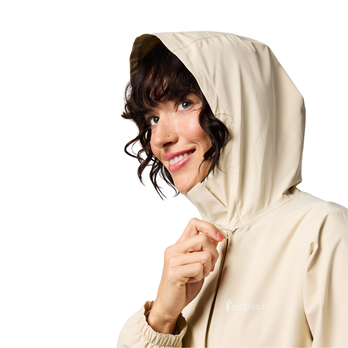 Cotopaxi Rayo 2-lags regnfrakke, dame (Cream)