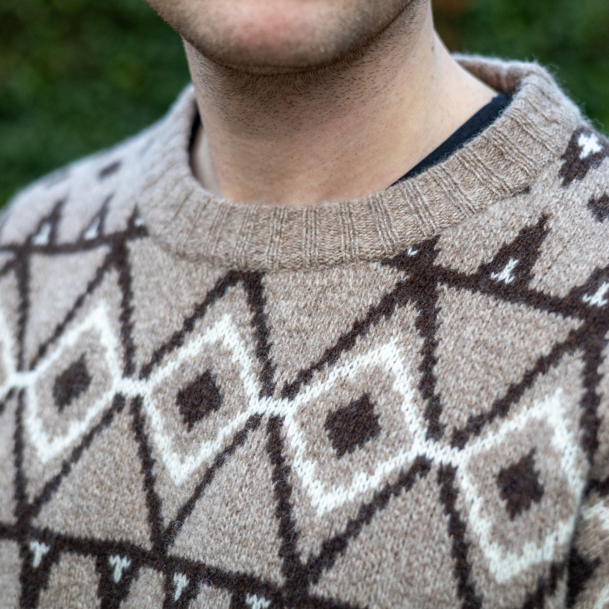 Asivik Gamborg Sweater, herre (Tan)