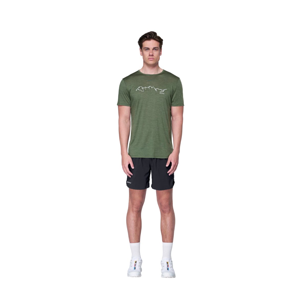 Devold Active Skyline 130 Merino Tee, herre (Forest)