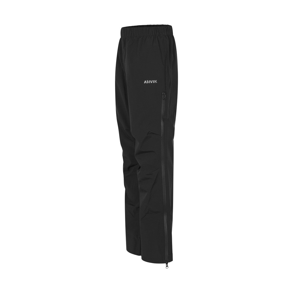 Asivik Hike regnbukser, junior (Black)
