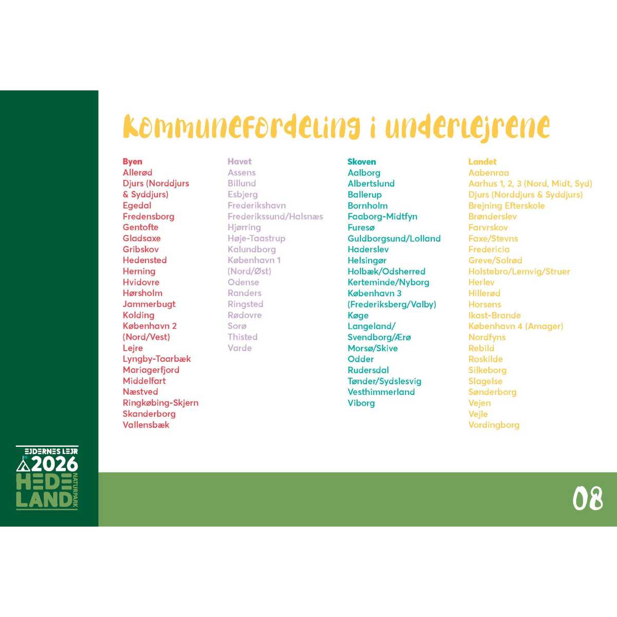 Spejdernes Lejr 26 T-shirt, voksen (Turqouise)