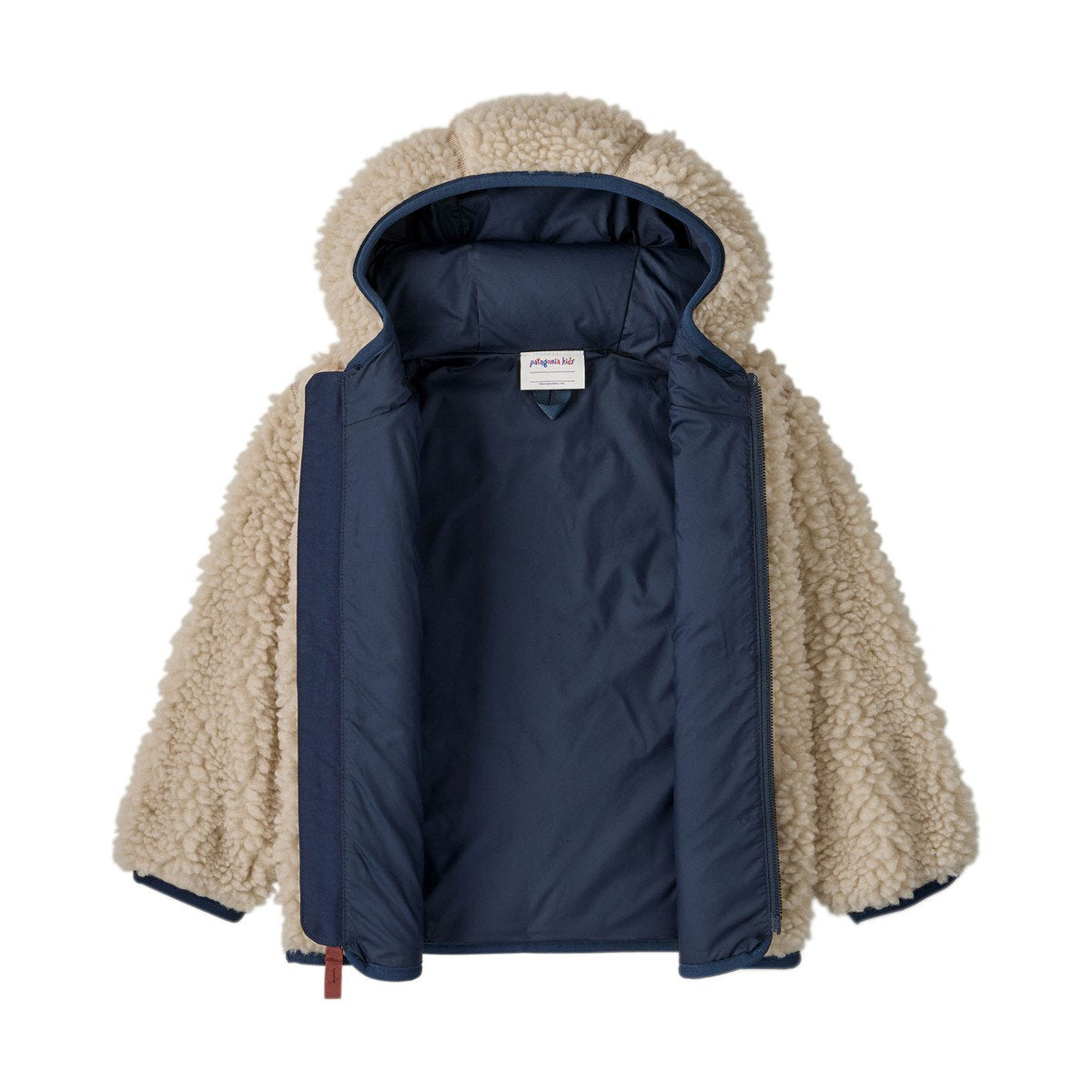 Patagonia Retro-X Hoody fleece, baby (Dark Natural W/New Navy)