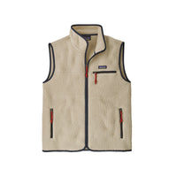 Patagonia Retro Pile fleecevest, herre (Pelican w/Smolder Blue)