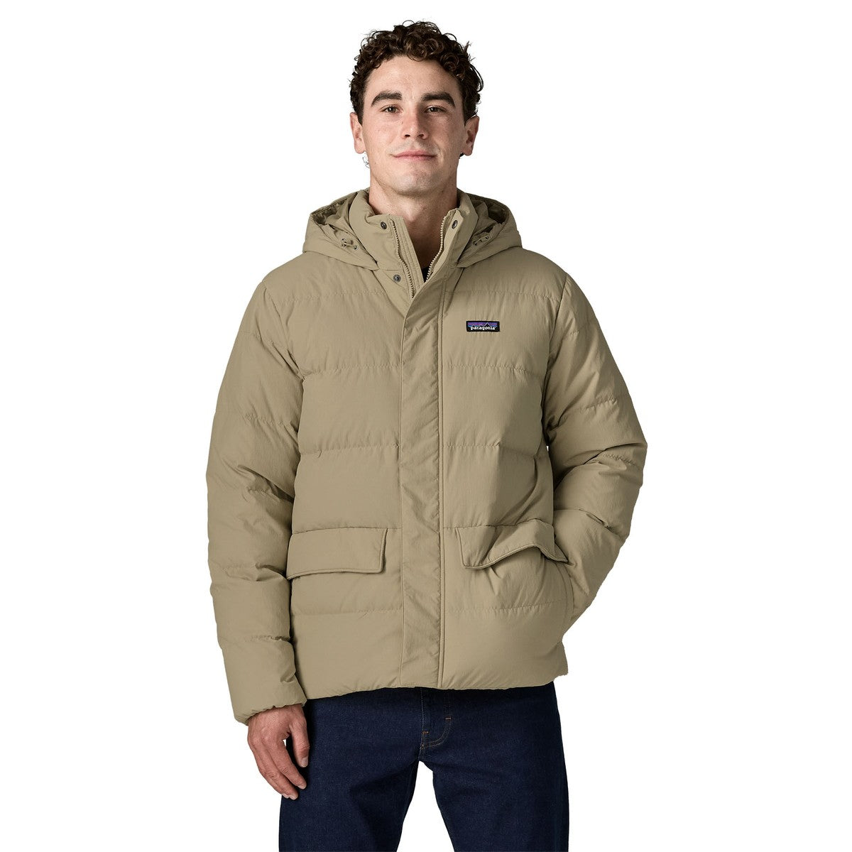 Patagonia Sisar Down Hoody dunjakke, herre (Weathered Stone)