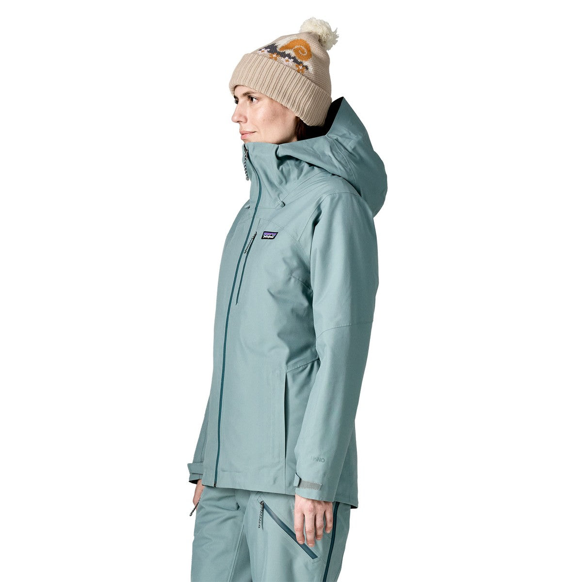 Patagonia Insulated Powder Town Jacket skijakke, dame (Blue Sage)