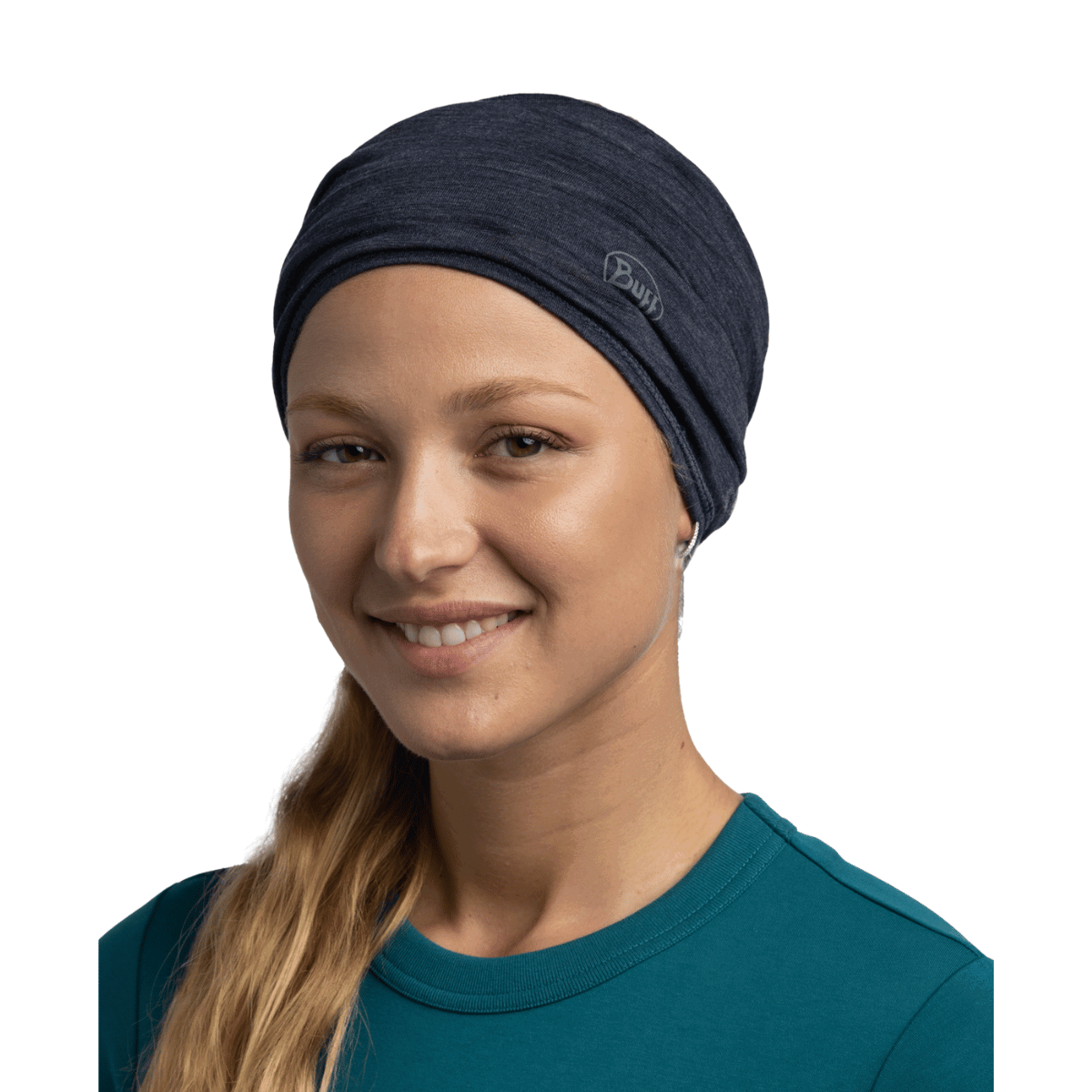 Buff Merino LW halsrør (Solid Night Blue)