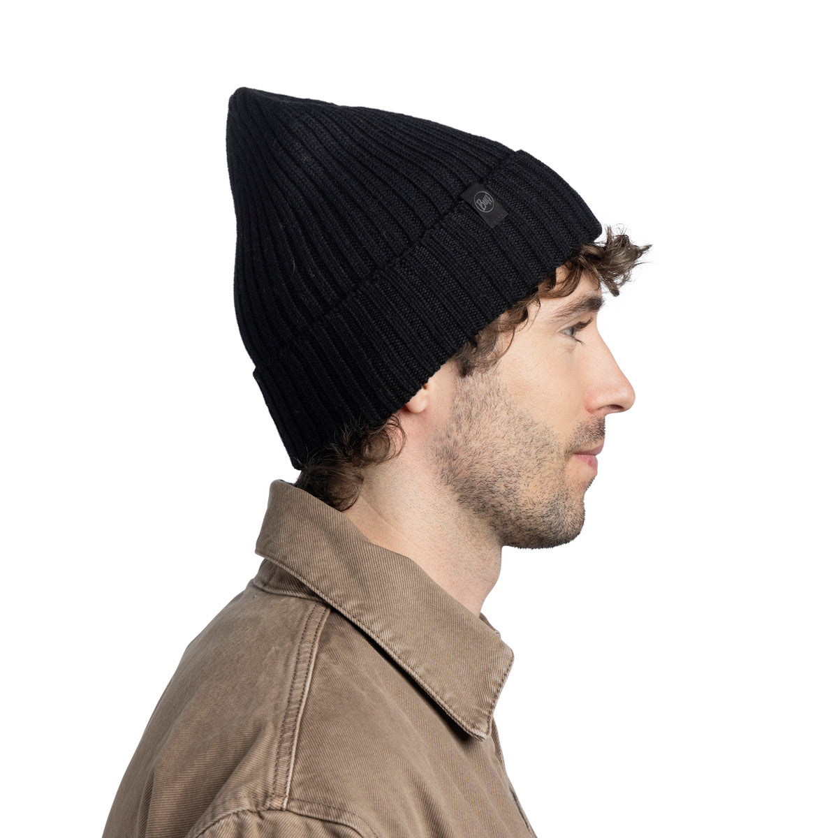 Buff Norval Knitted Beanie hue (Black)
