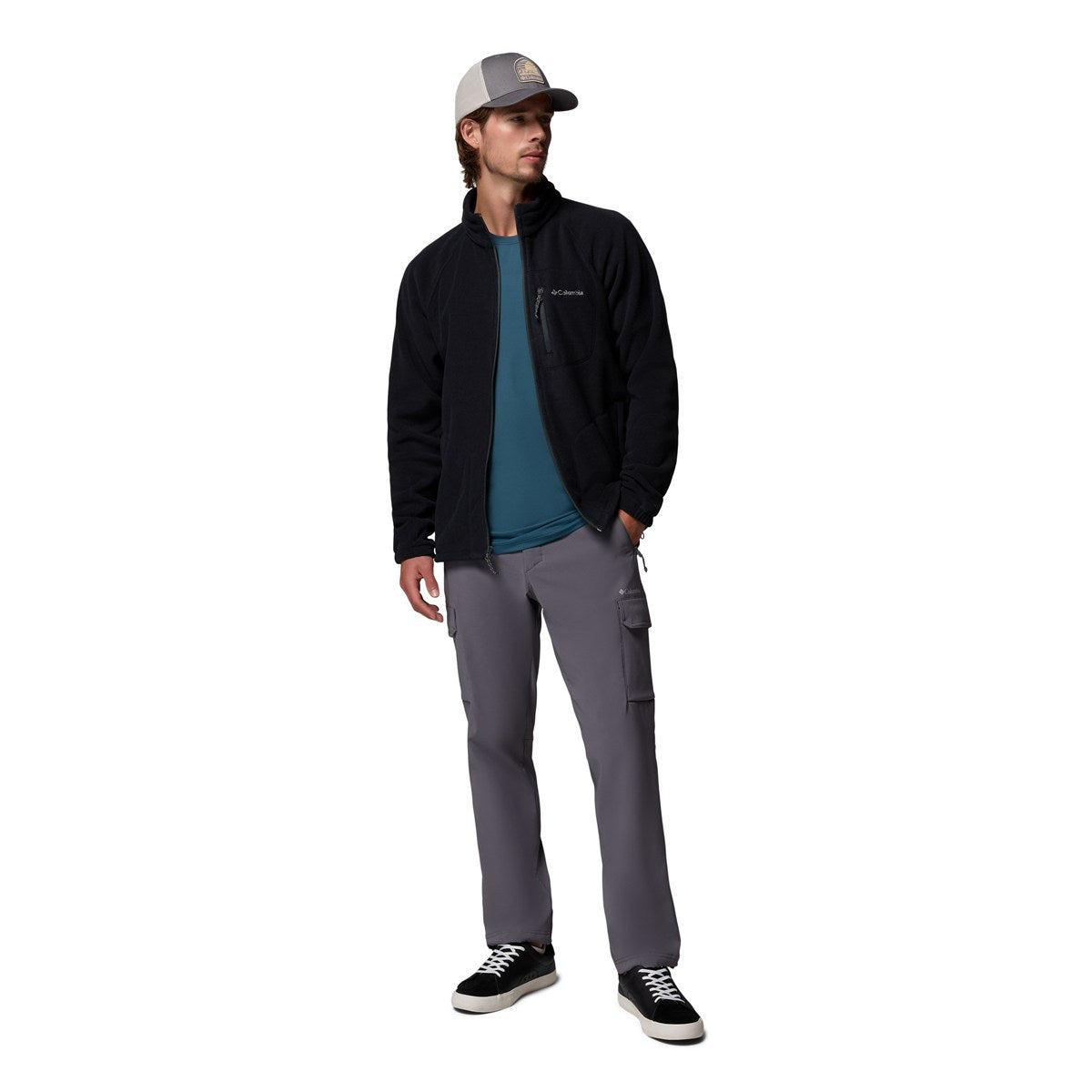 Columbia Fast Trek II fleece, herre (Black)