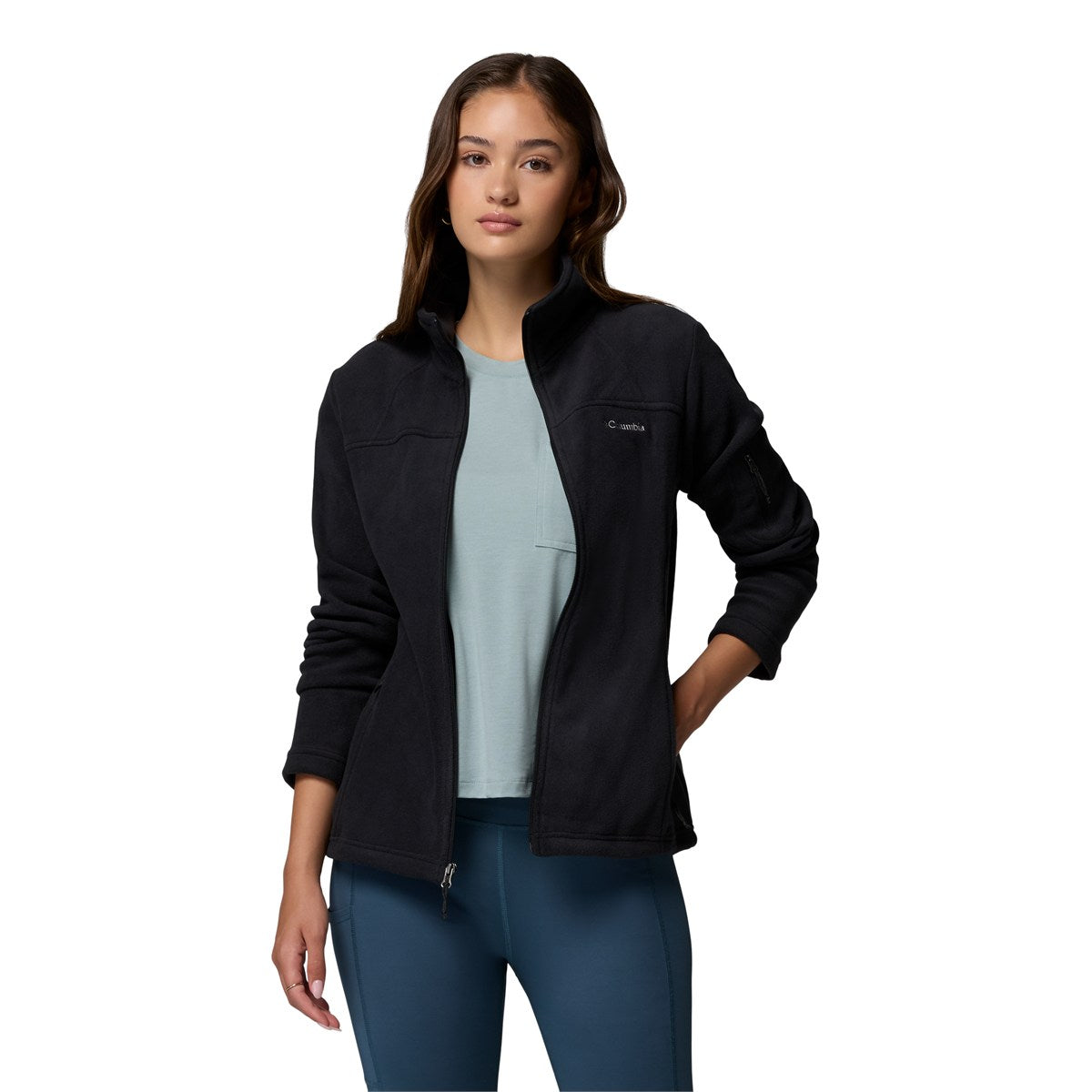 Columbia Fast Trek II fleece, dame (Black)