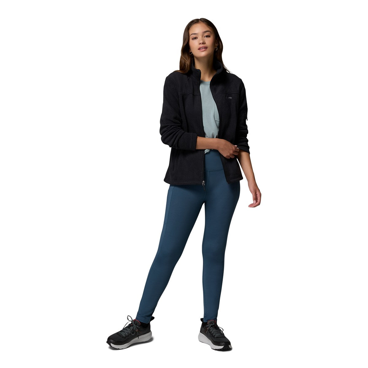 Columbia Fast Trek II fleece, dame (Black)