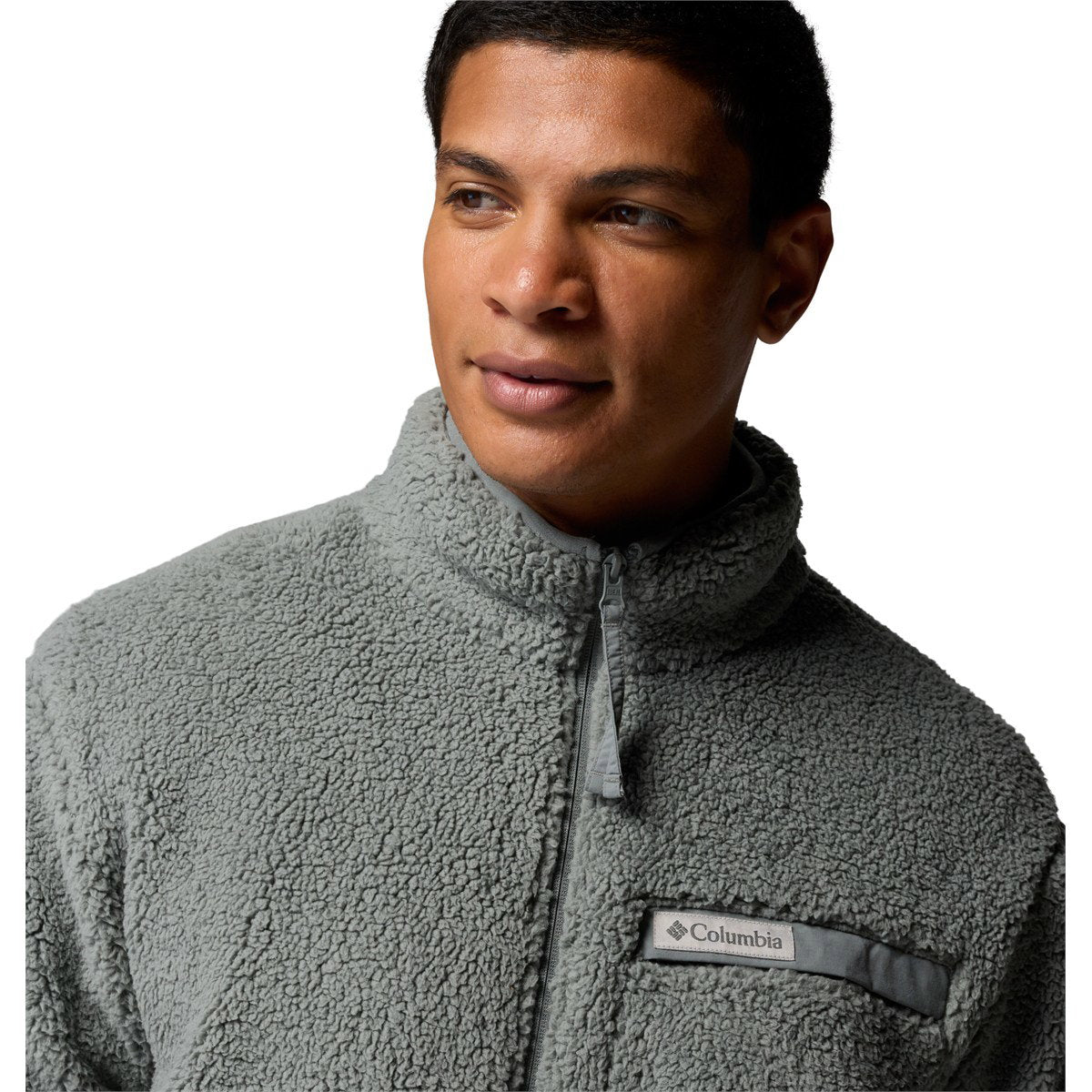 Columbia Rugged Ridge High Pile FZ fleece, herre (Sedona Sage)