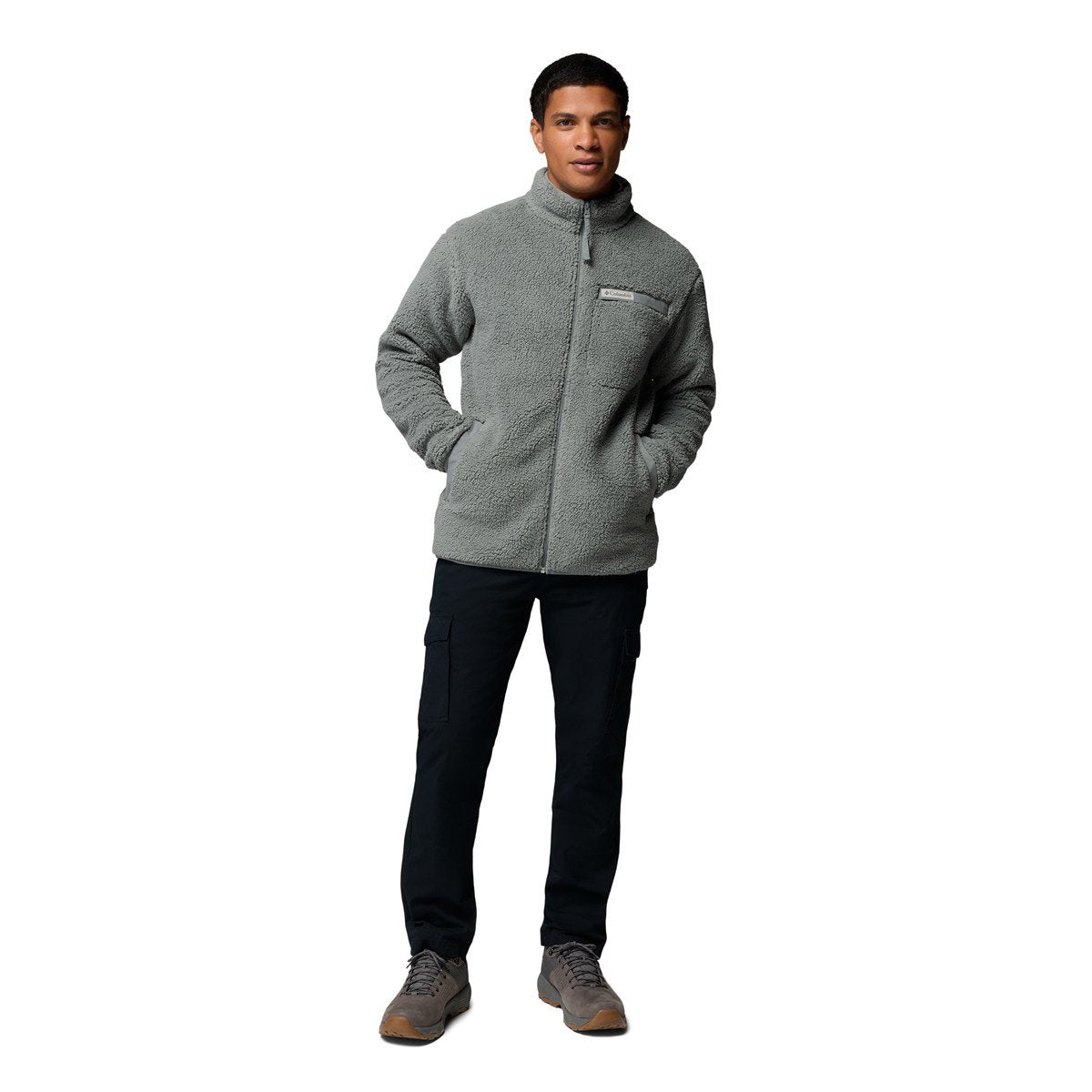 Columbia Rugged Ridge High Pile FZ fleece, herre (Sedona Sage)