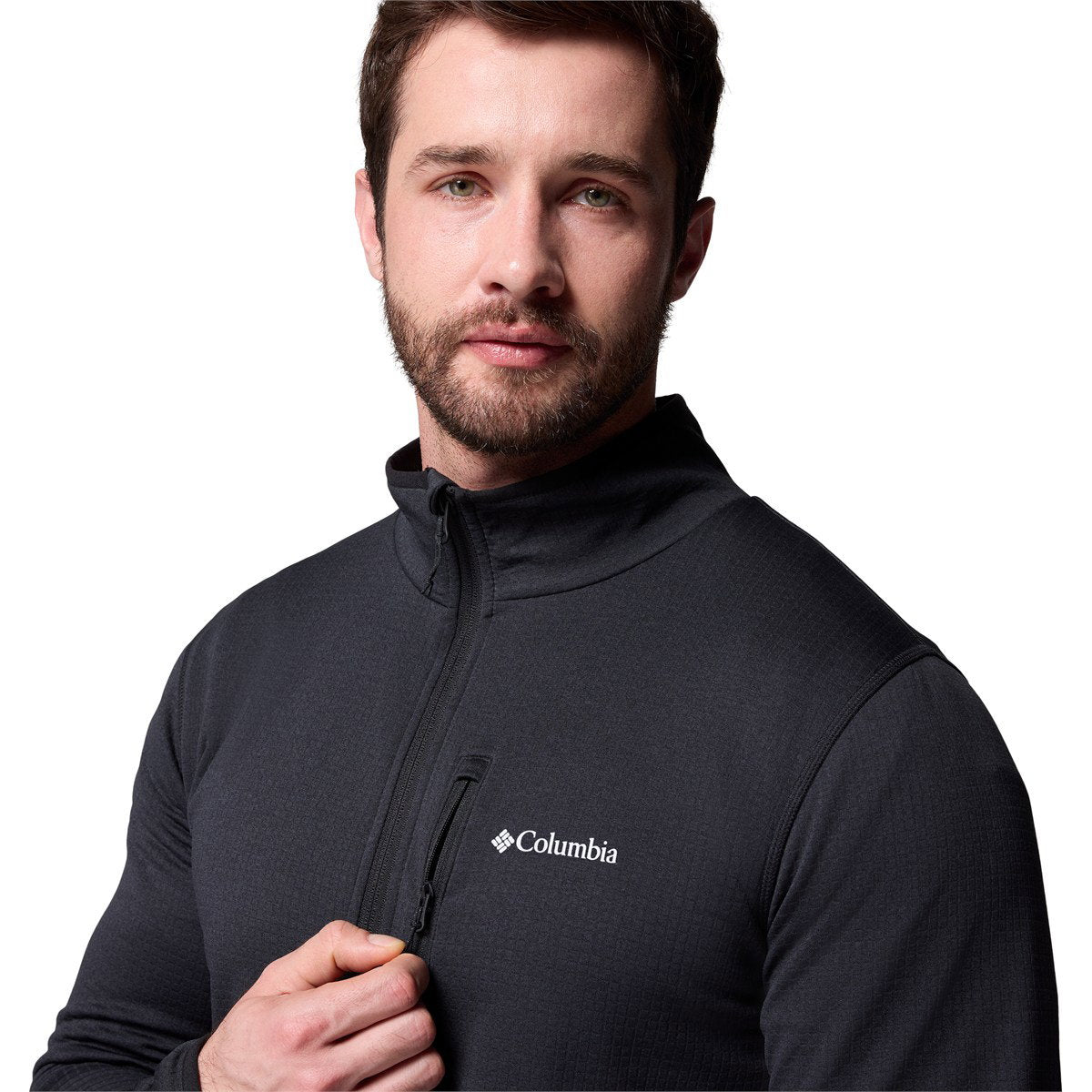 Columbia Essential Hike Grid fleece, herre (Black)