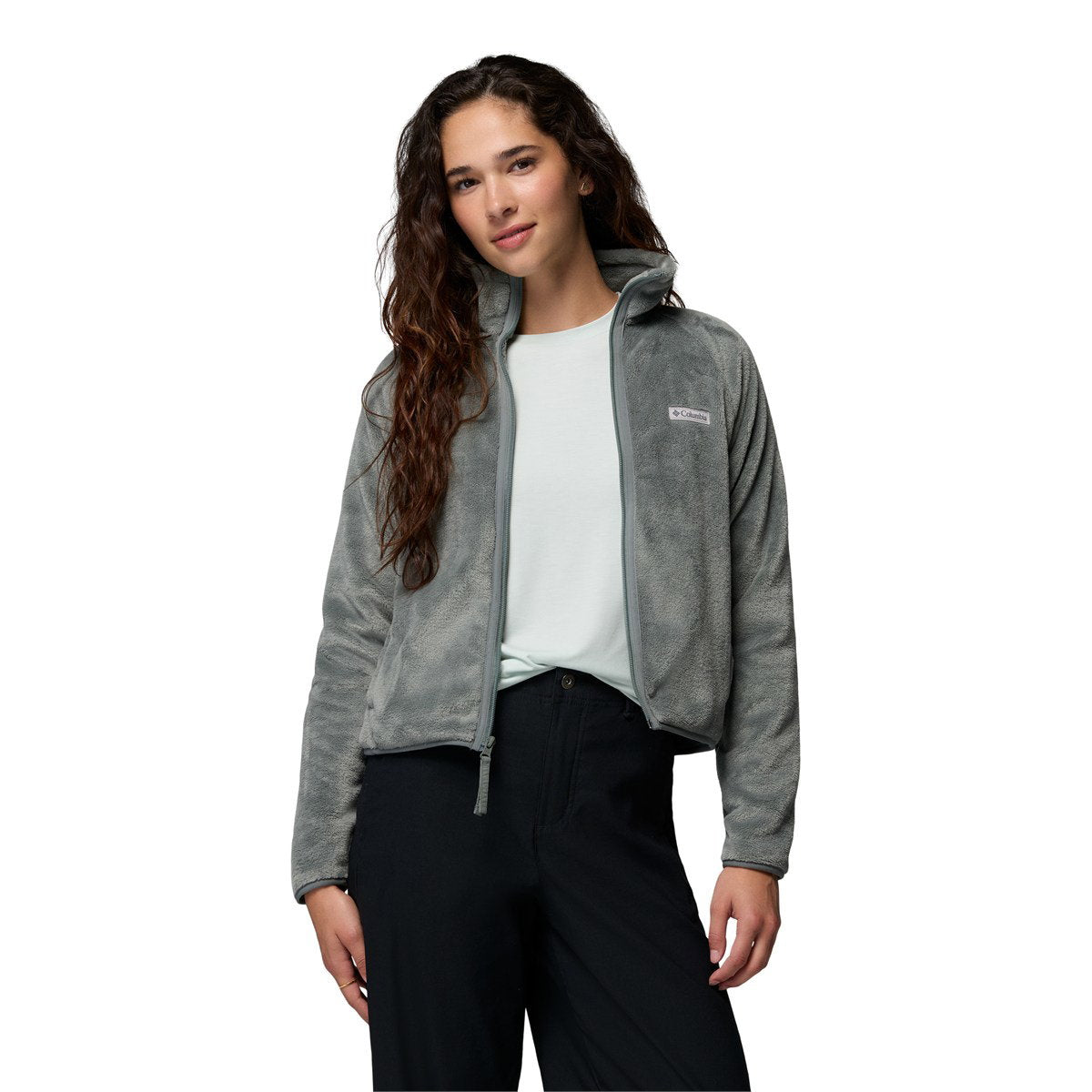 Columbia Canyon Camp Sherpa fleece, dame (Sedona Sage)