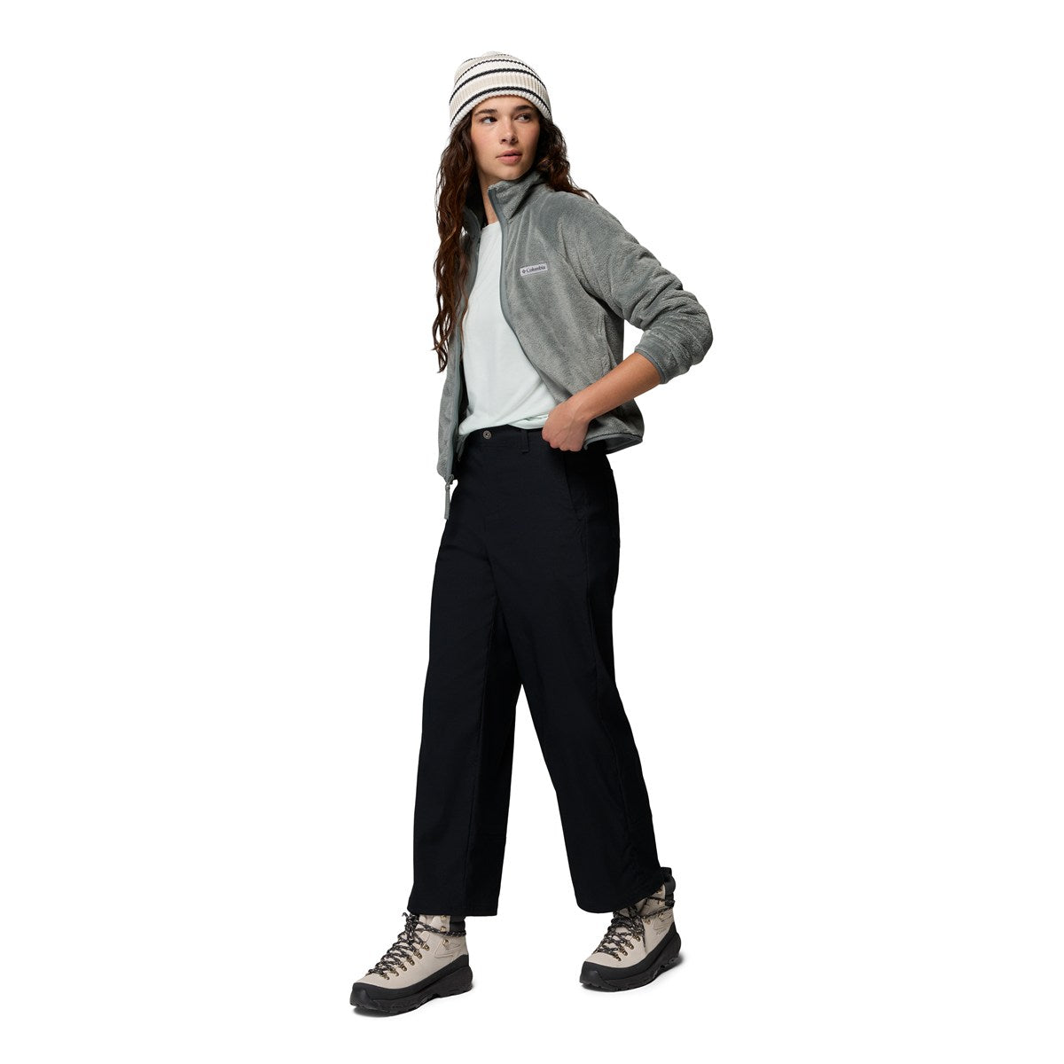 Columbia Canyon Camp Sherpa fleece, dame (Sedona Sage)