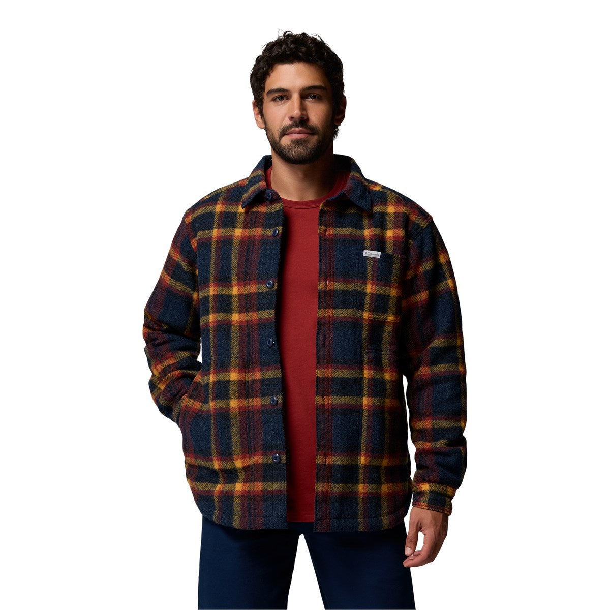 Columbia Hunter Arch skjortejakke, herre (Collegiate Navy)