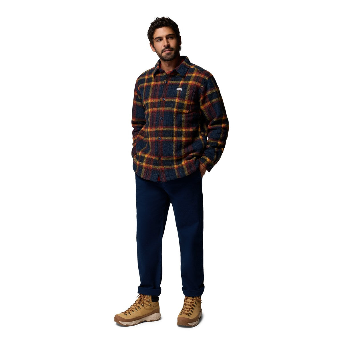 Columbia Hunter Arch skjortejakke, herre (Collegiate Navy)