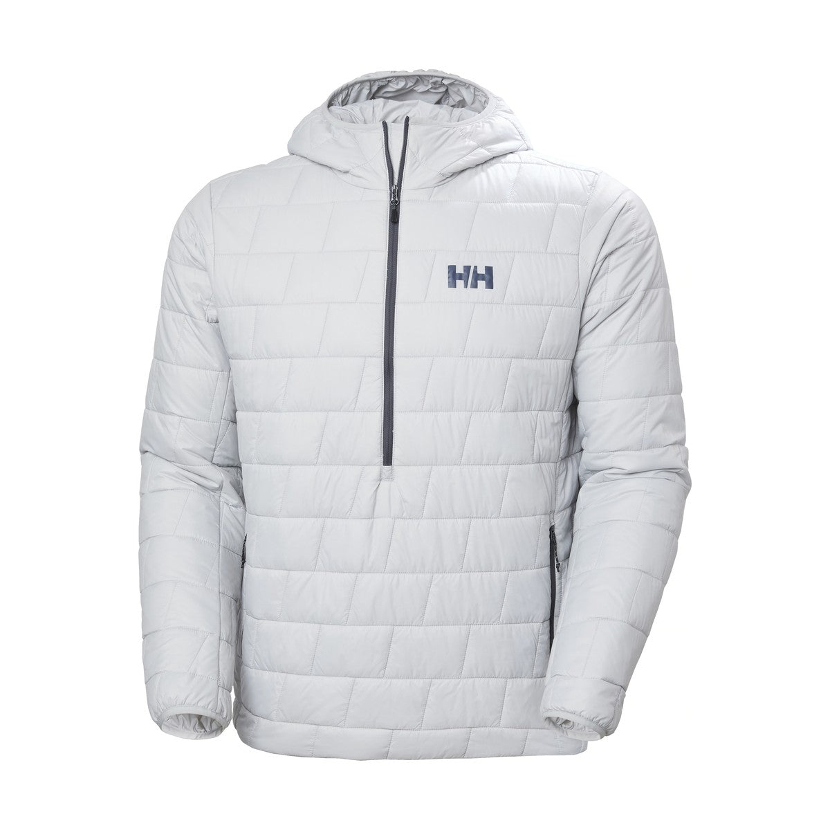 Helly Hansen Lifaloft Pullover Hood dunjakke, herre (Grey Fog)