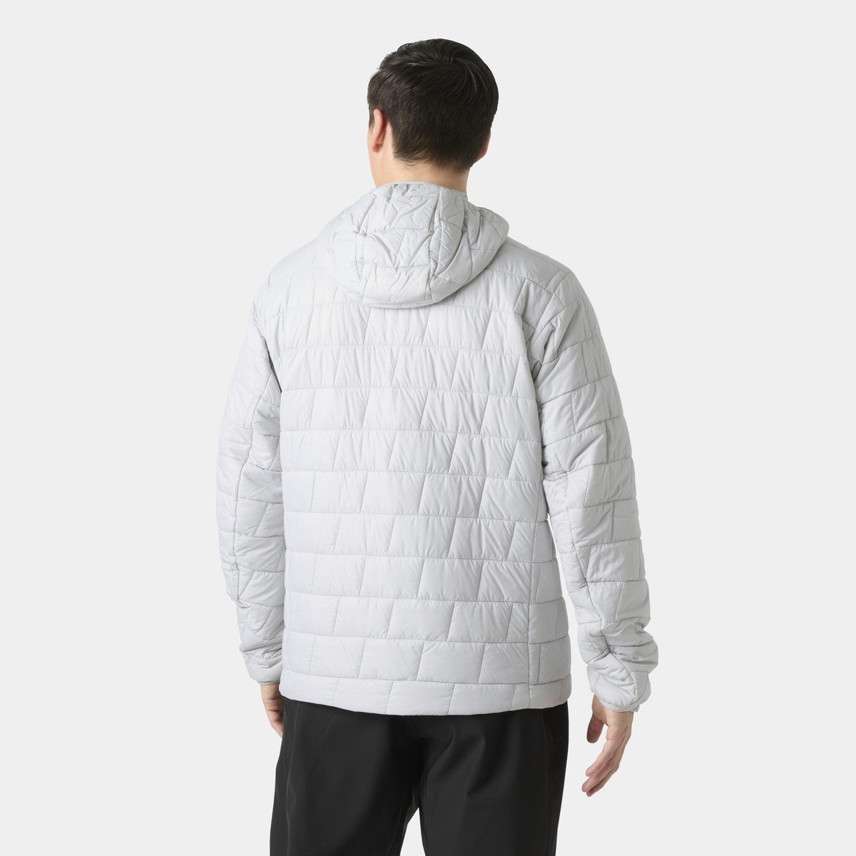 Helly Hansen Lifaloft Pullover Hood dunjakke, herre (Grey Fog)