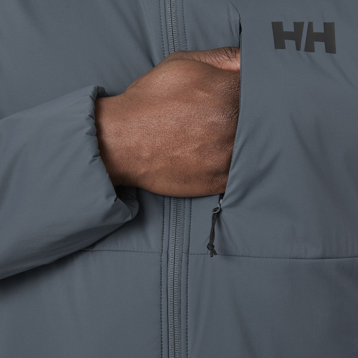 Helly Hansen Odin Stretch Hooded Insulated 2.0 fiberjakke, herre (Alpine Frost)
