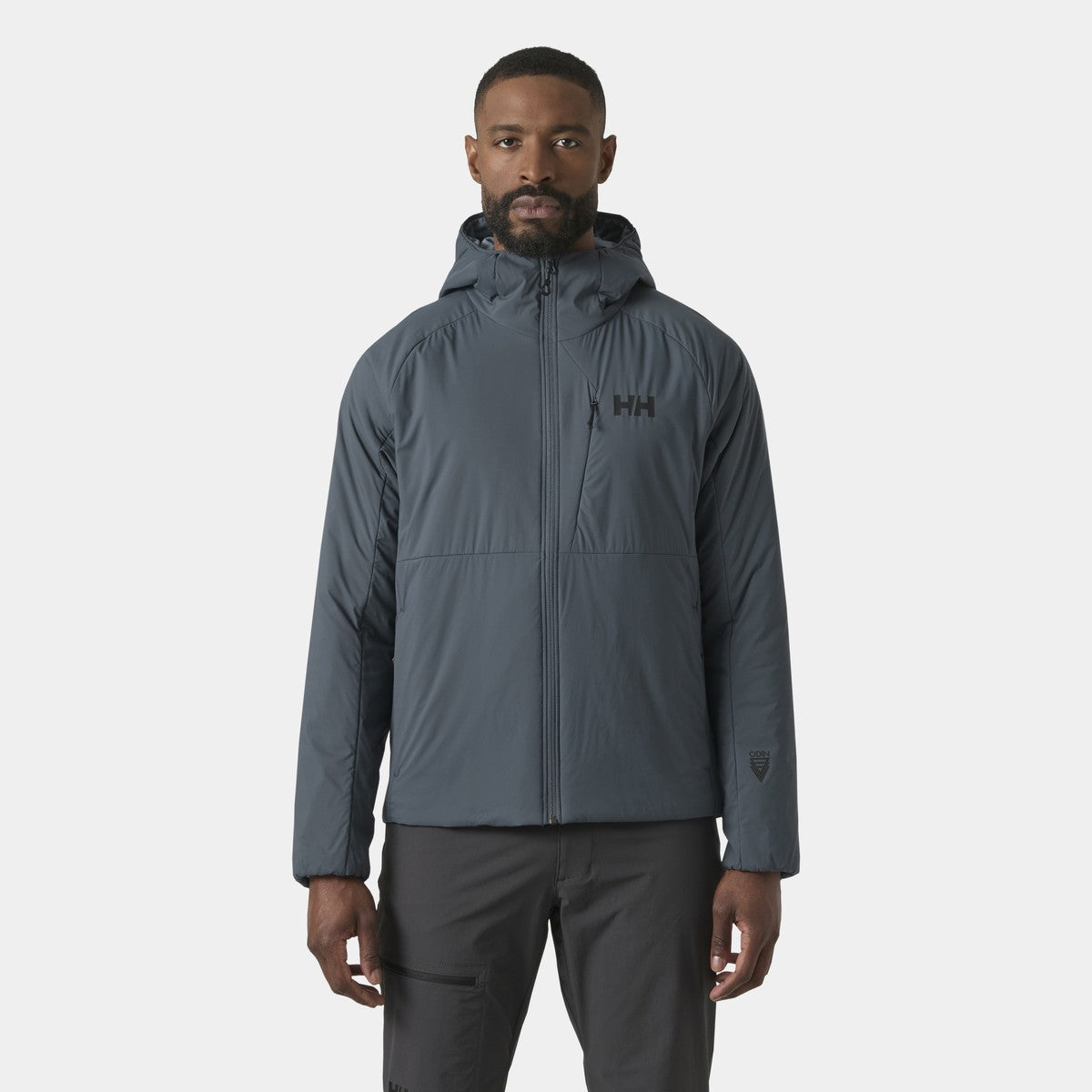 Helly Hansen Odin Stretch Hooded Insulated 2.0 fiberjakke, herre (Alpine Frost)