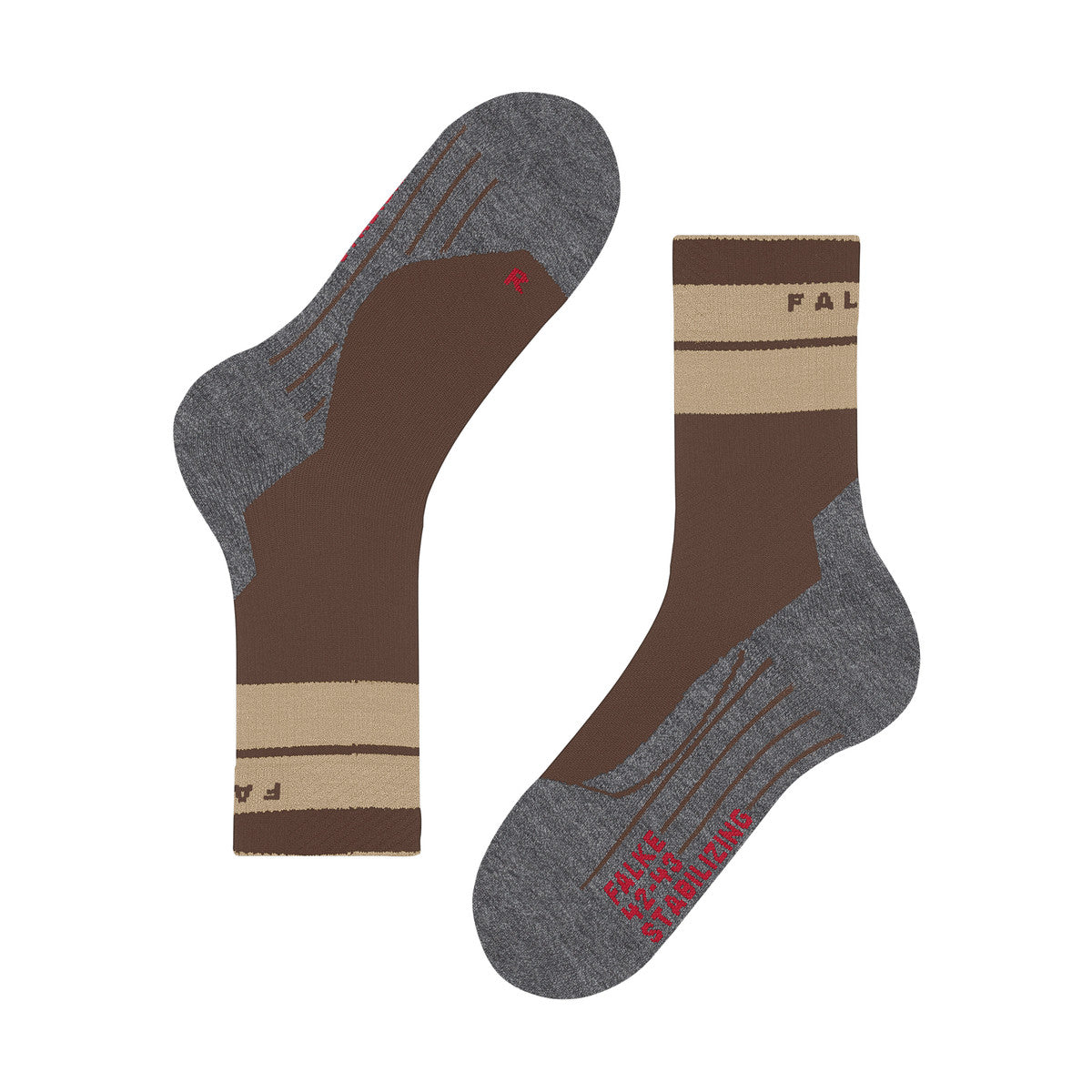 Falke TK Compression vandresokker, herre (Chestnut)