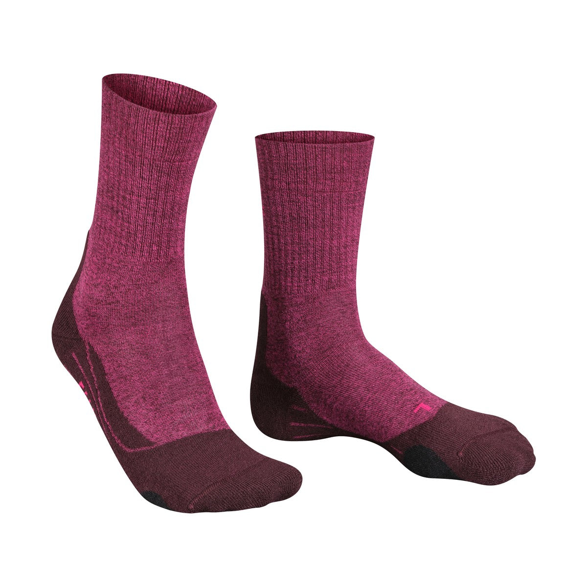 Falke TK2 Explore Wool vandresokker, dame (Burgundy)