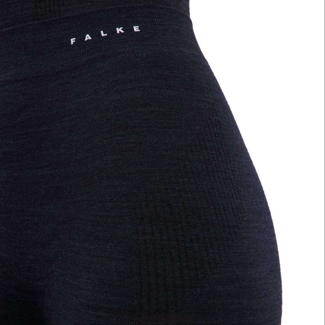Falke Wool-Tech Long Tights skiundertøj, dame (Black)