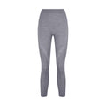 Falke Wool-Tech Long Tights skiundertøj, dame (Grey Heather)