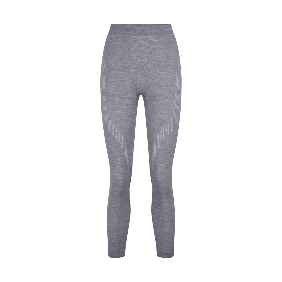 Falke Wool-Tech Long Tights skiundertøj, dame (Grey Heather)
