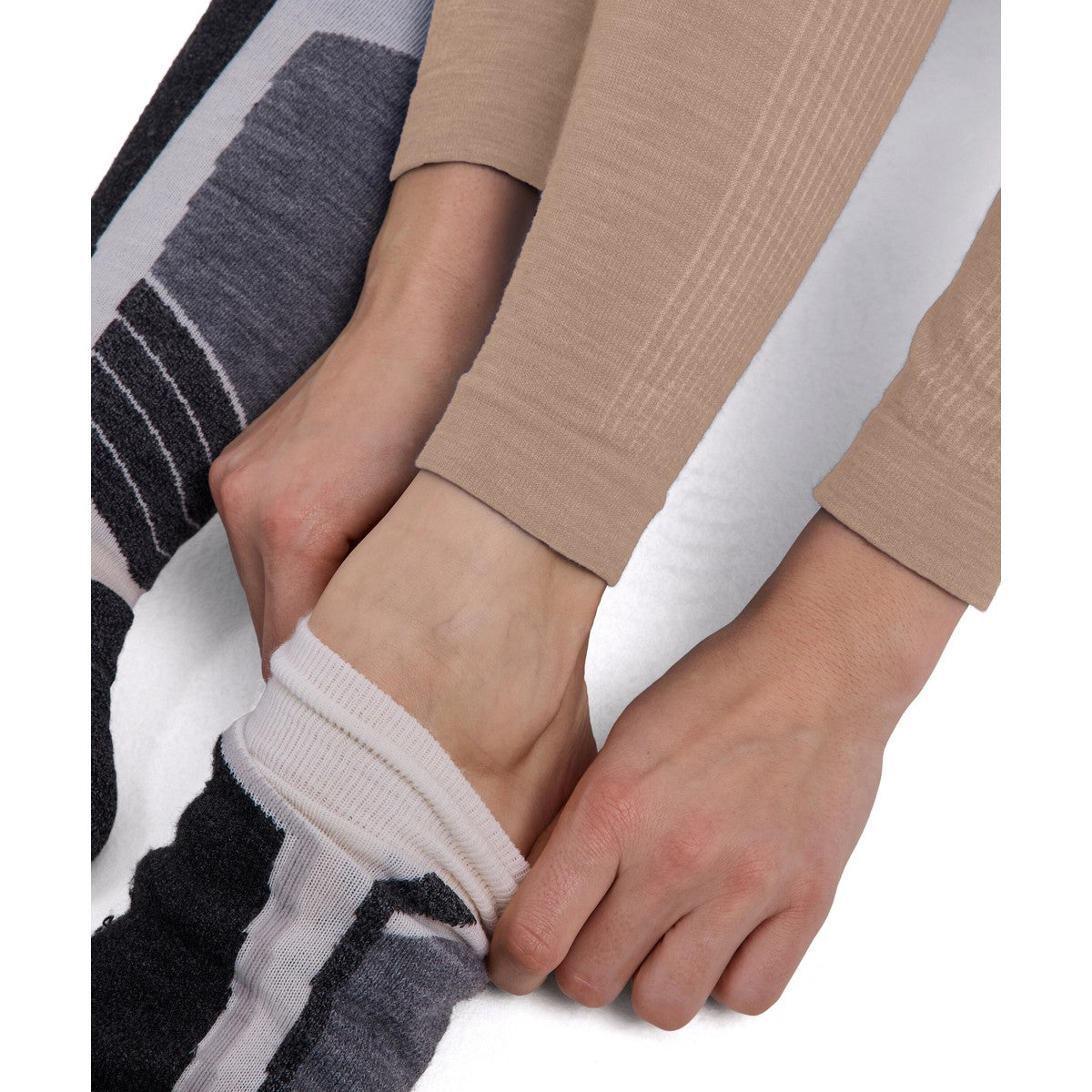 Falke Wool-Tech Long Tights skiundertøj, dame (Straw)