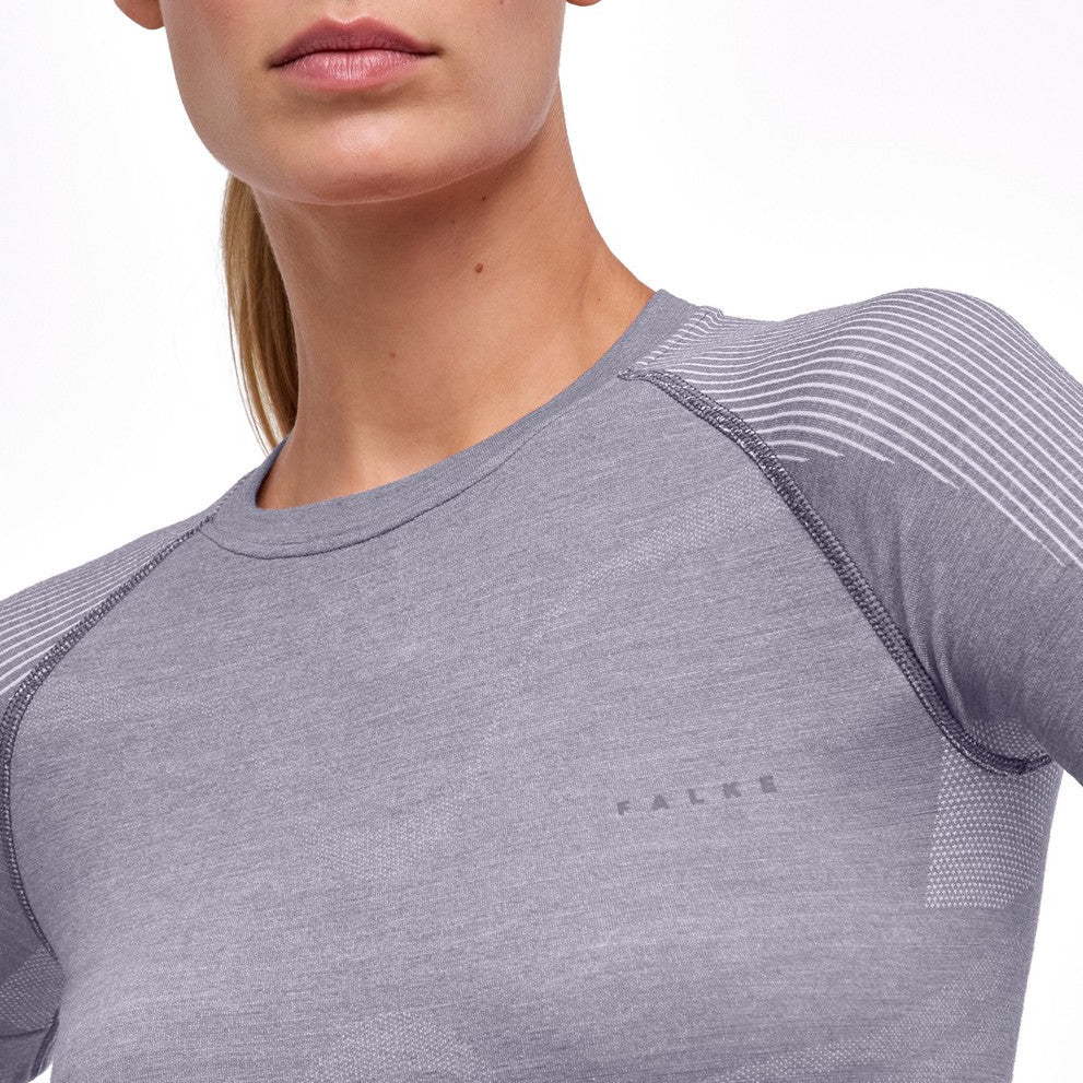 Falke Wool-Tech Light T-shirt, dame (Grey Heather)