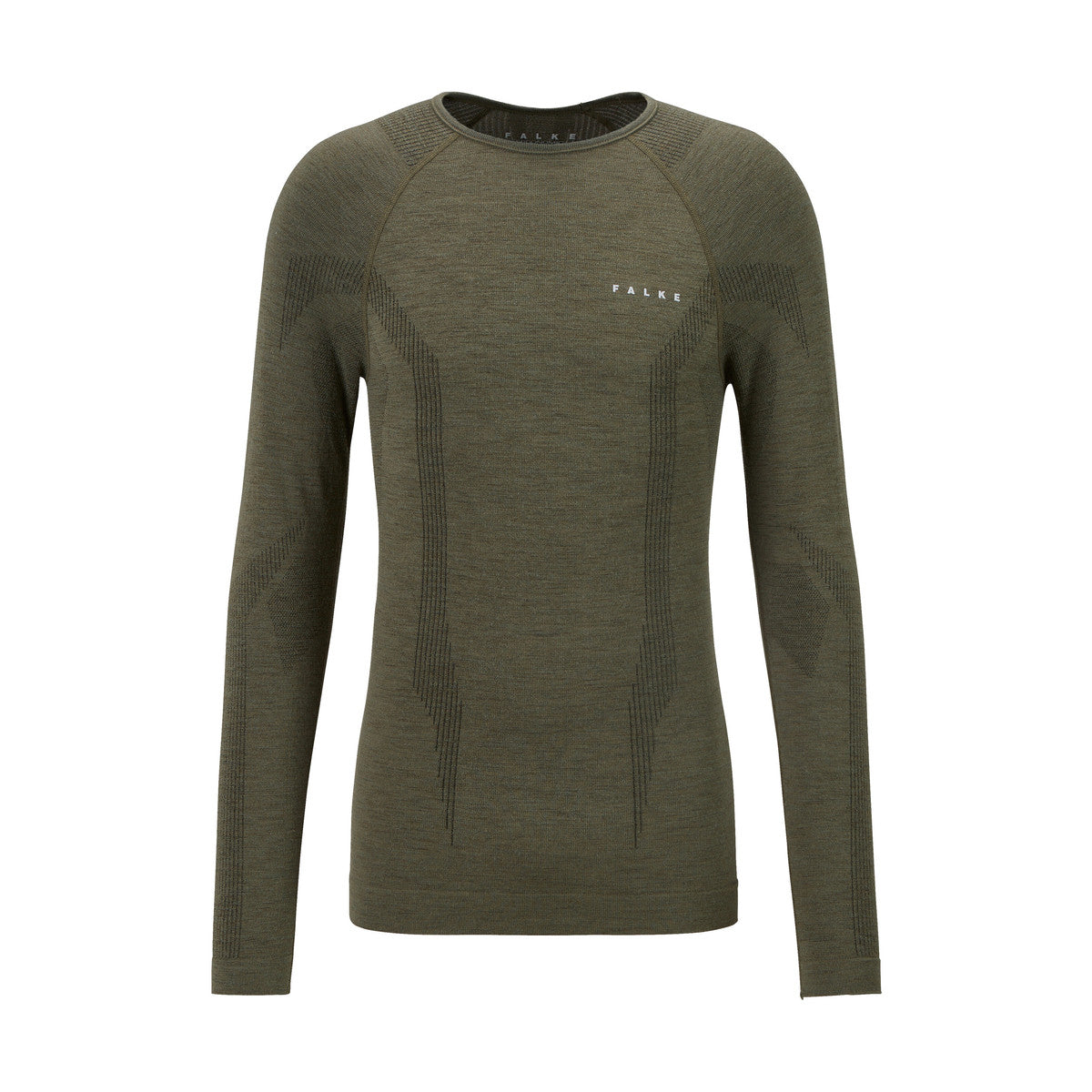 Falke Wool-Tech Long Tights uldundertøj, herre (Olive)