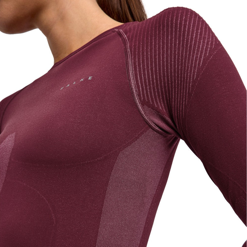 Falke Warm Long-Sleeve Trøje, dame (Mahogany)