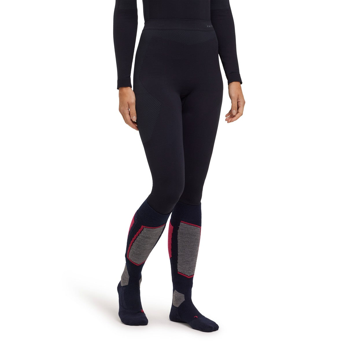 Falke Warm Long Tights skiundertøj, dame (Black)