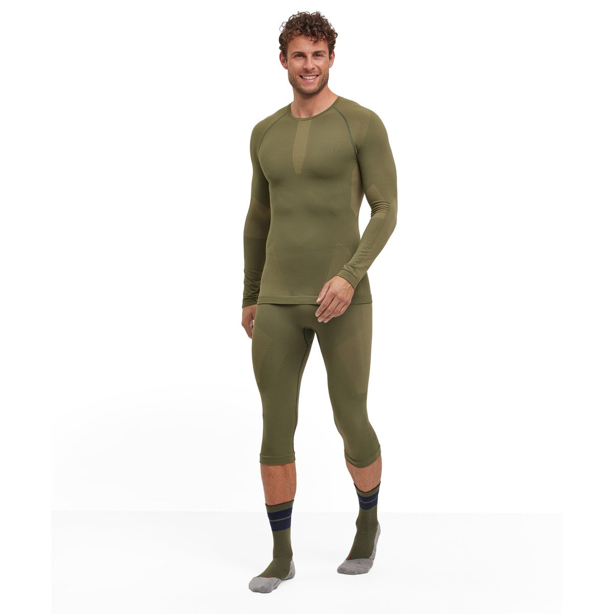 Falke Warm Long-Sleeve Trøje, herre (Herb)