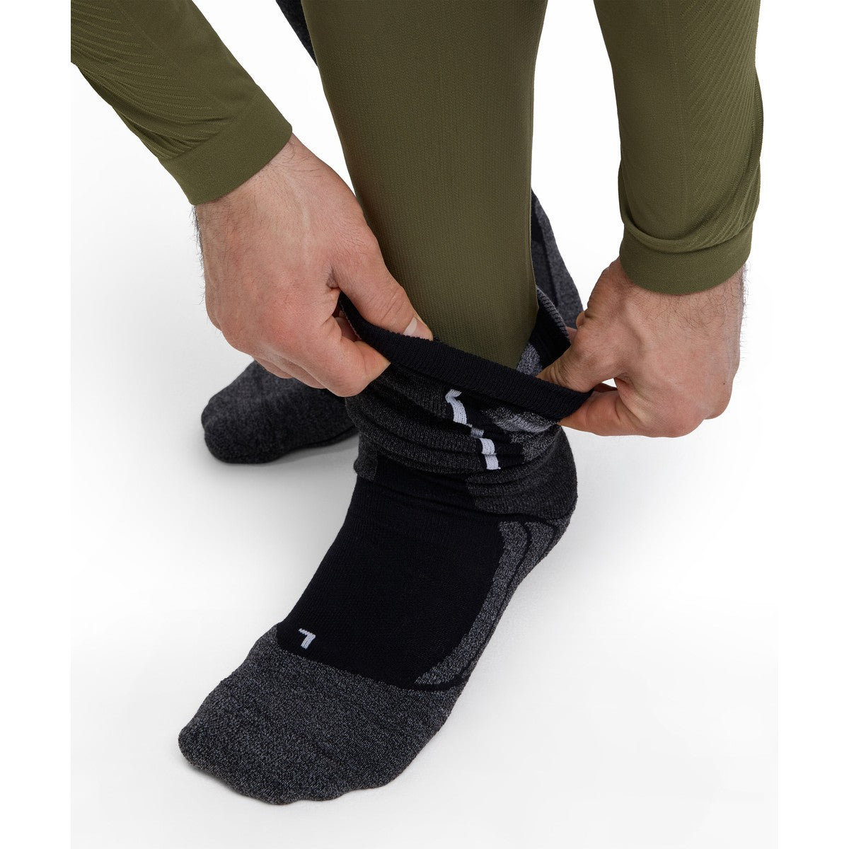 Falke Warm Long Tights lange underbukser, herre (Herb)