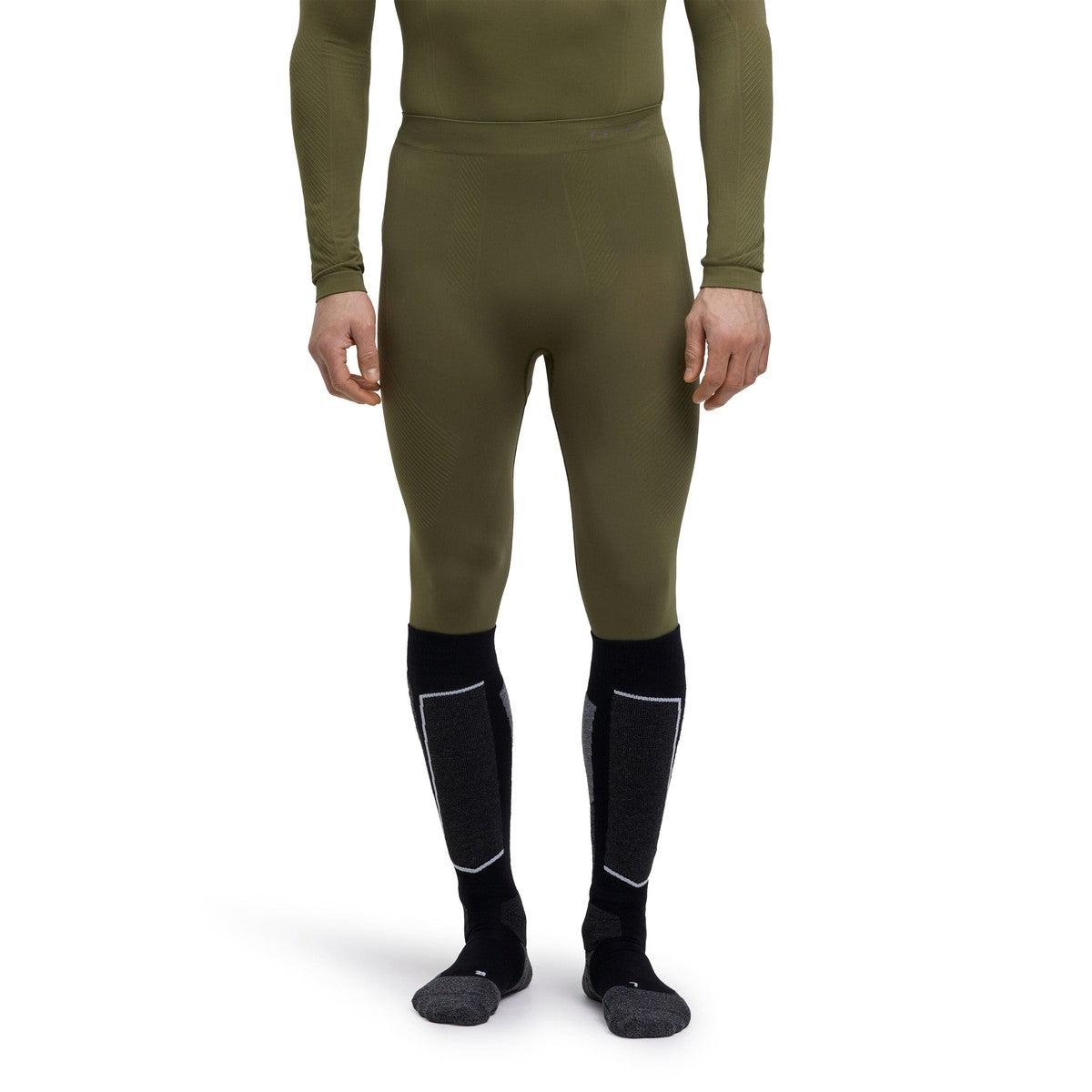 Falke Warm Long Tights lange underbukser, herre (Herb)