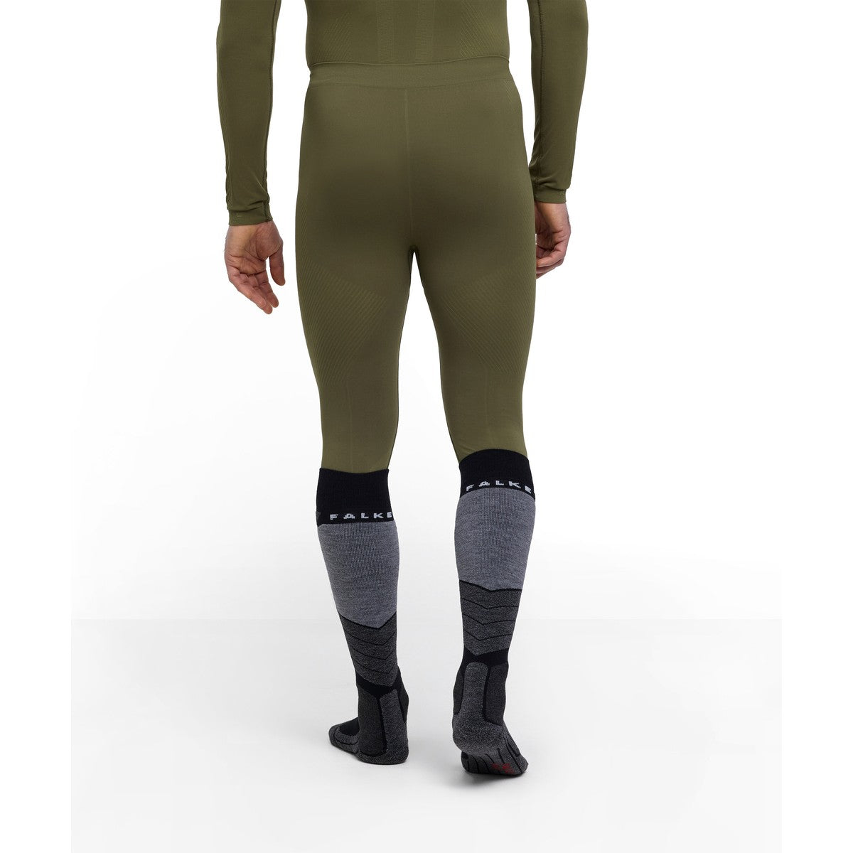 Falke Warm Long Tights lange underbukser, herre (Herb)