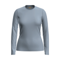 Icebreaker 200 Oasis LS Crewe langærmet trøje, dame (Zinc Blue)