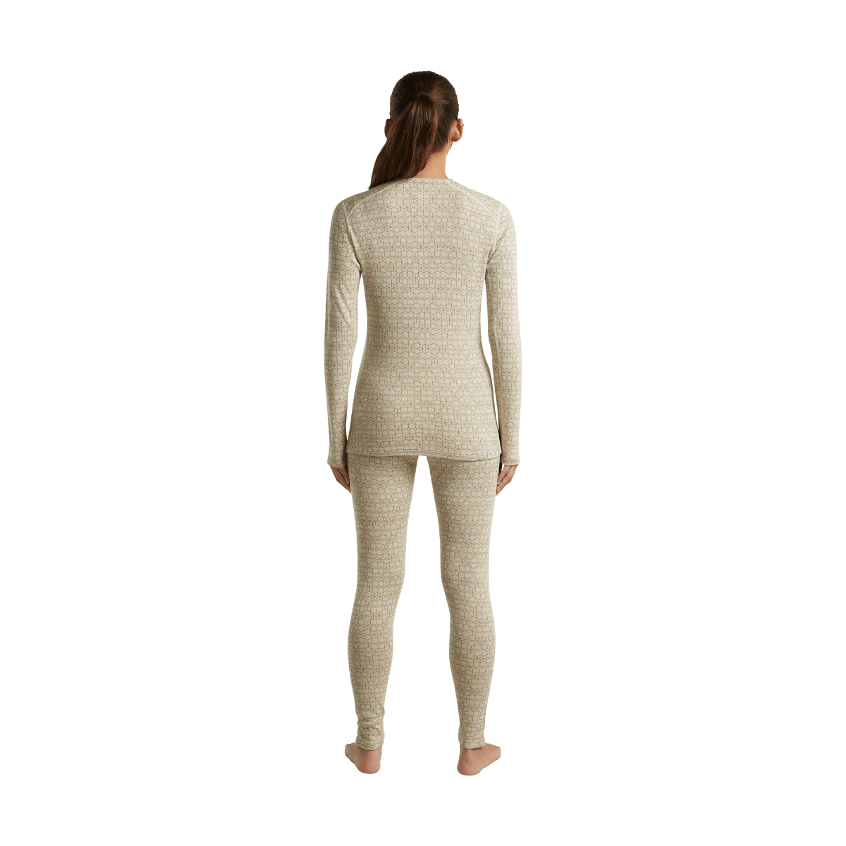Icebreaker 260 Tech Vertex LS Crewe merinotrøje, dame (Undyed Cumin J)