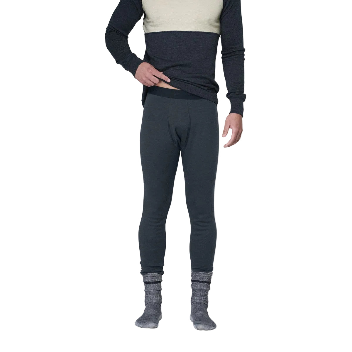 Devold Exp. Silk Pants uldunderbukser, herre (Ink)