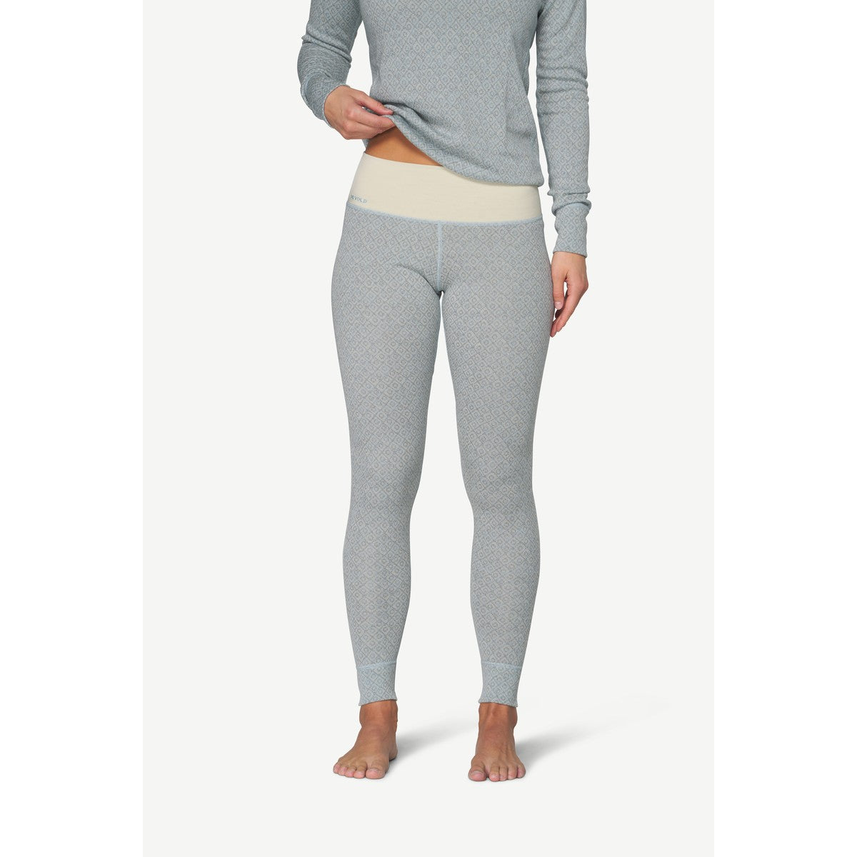 Devold Signature Silk 230 Longs lange underbukser, dame (Dawn)