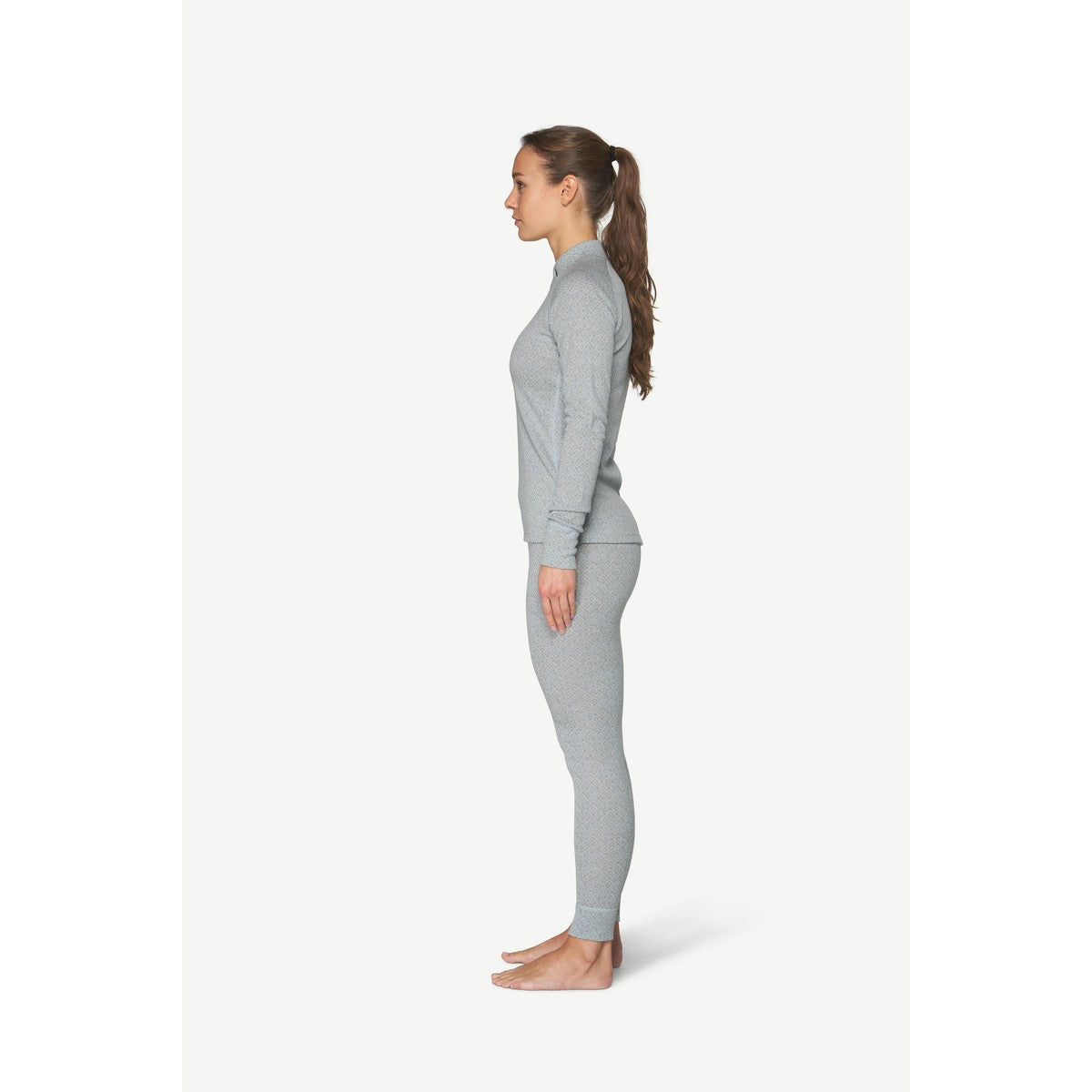 Devold Signature Silk 230 Crew uldundertrøje, dame (Dawn)