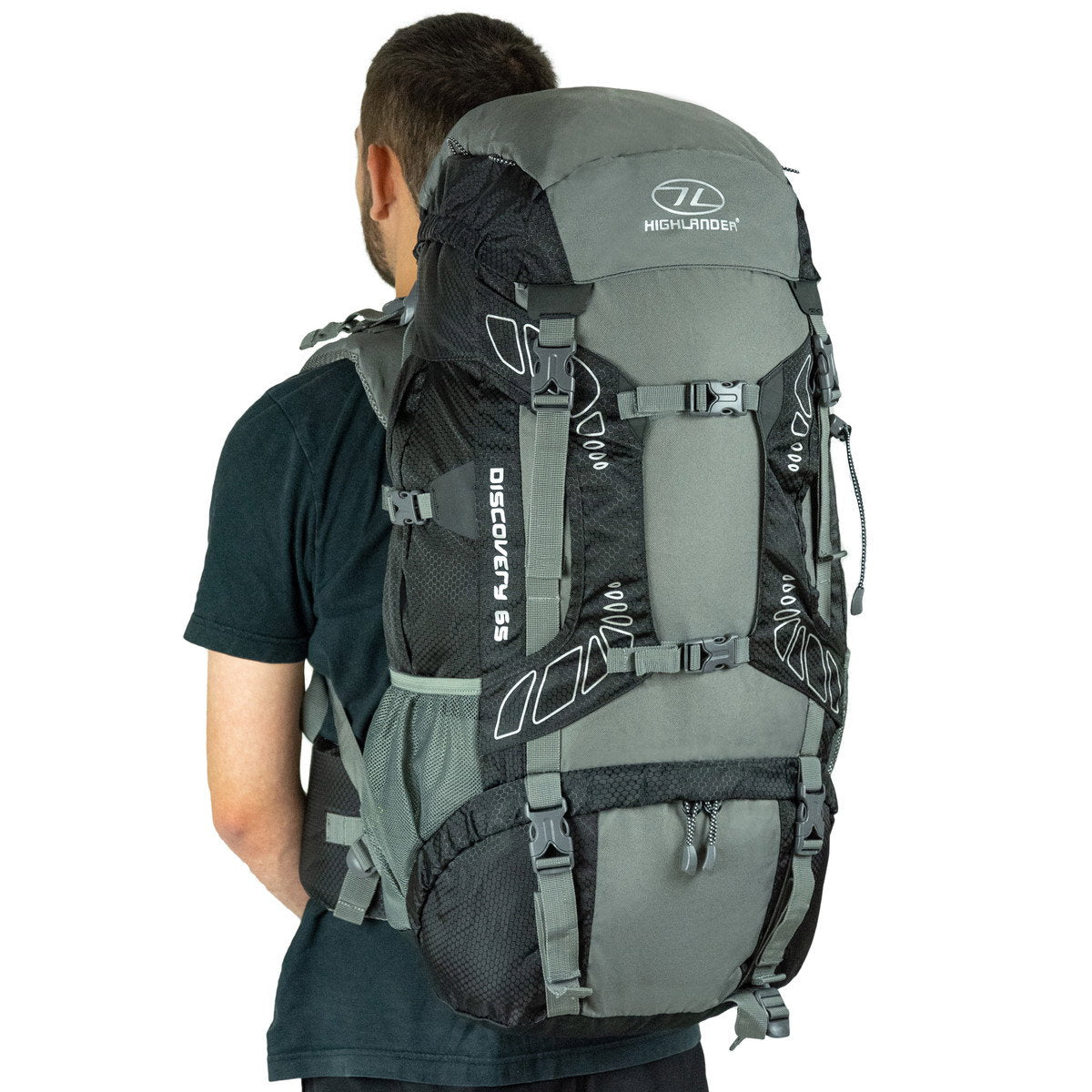 Highlander Discovery rygsæk 65 L (Black)