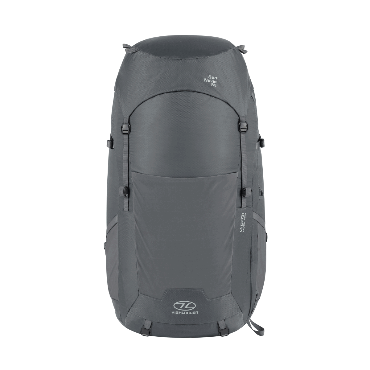 Highlander BEN NEVIS rygsæk 65 L, herre (Grey)